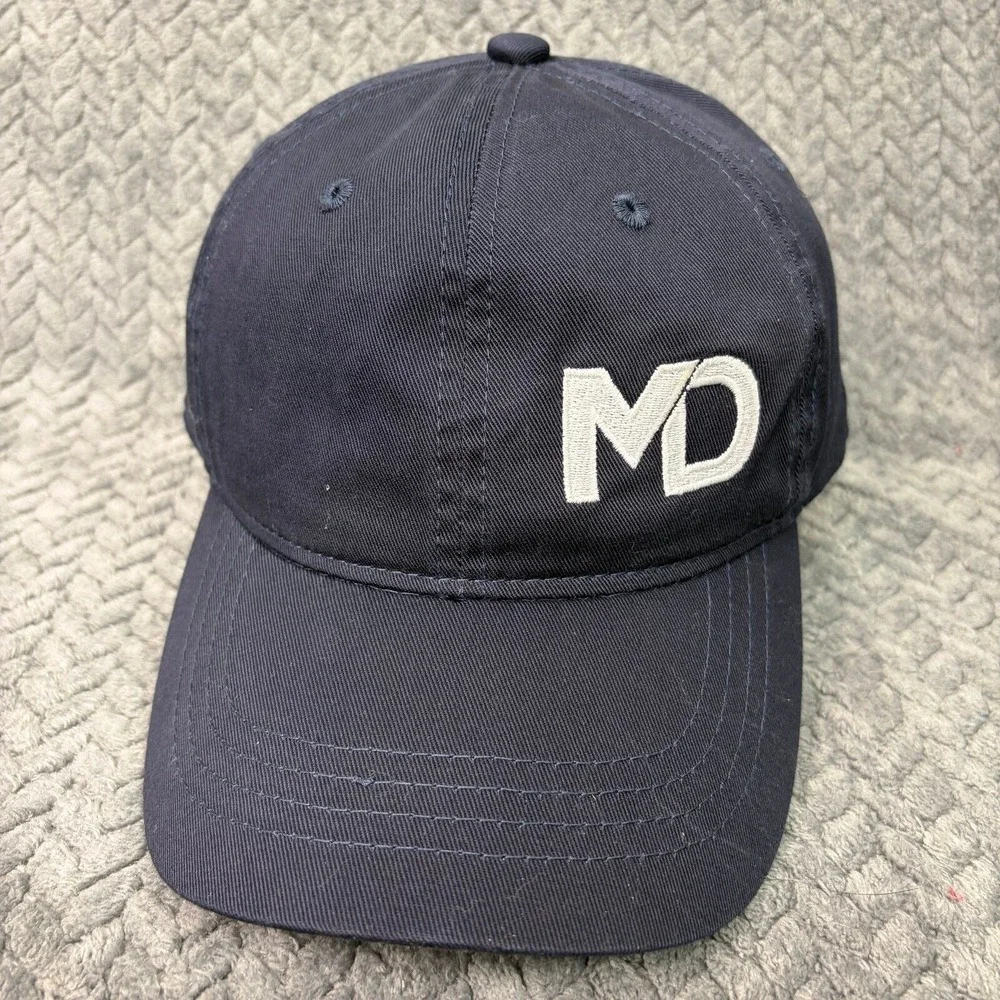 Outdoor Cap MD Logo Navy Blue Baseball Hat GWT-111 Adjustable Dad Cap